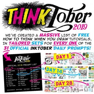 If you want an idea of how good the Etherington Brothers tutorials are, check out this specially curated THINKtober set devoted to all things #Inktober