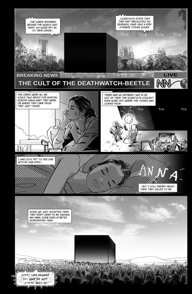 Something Wicked 2019 - "The Cult of the Deathwatch Beetle" by writer Liam Howard and artist Uwe DeWitt