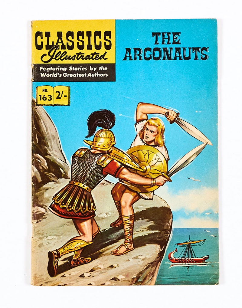 Classics Illustrated 163: The Argonauts (1950s) HRN 157 Only this scarce UK originated art edition was printed. There was no US edition