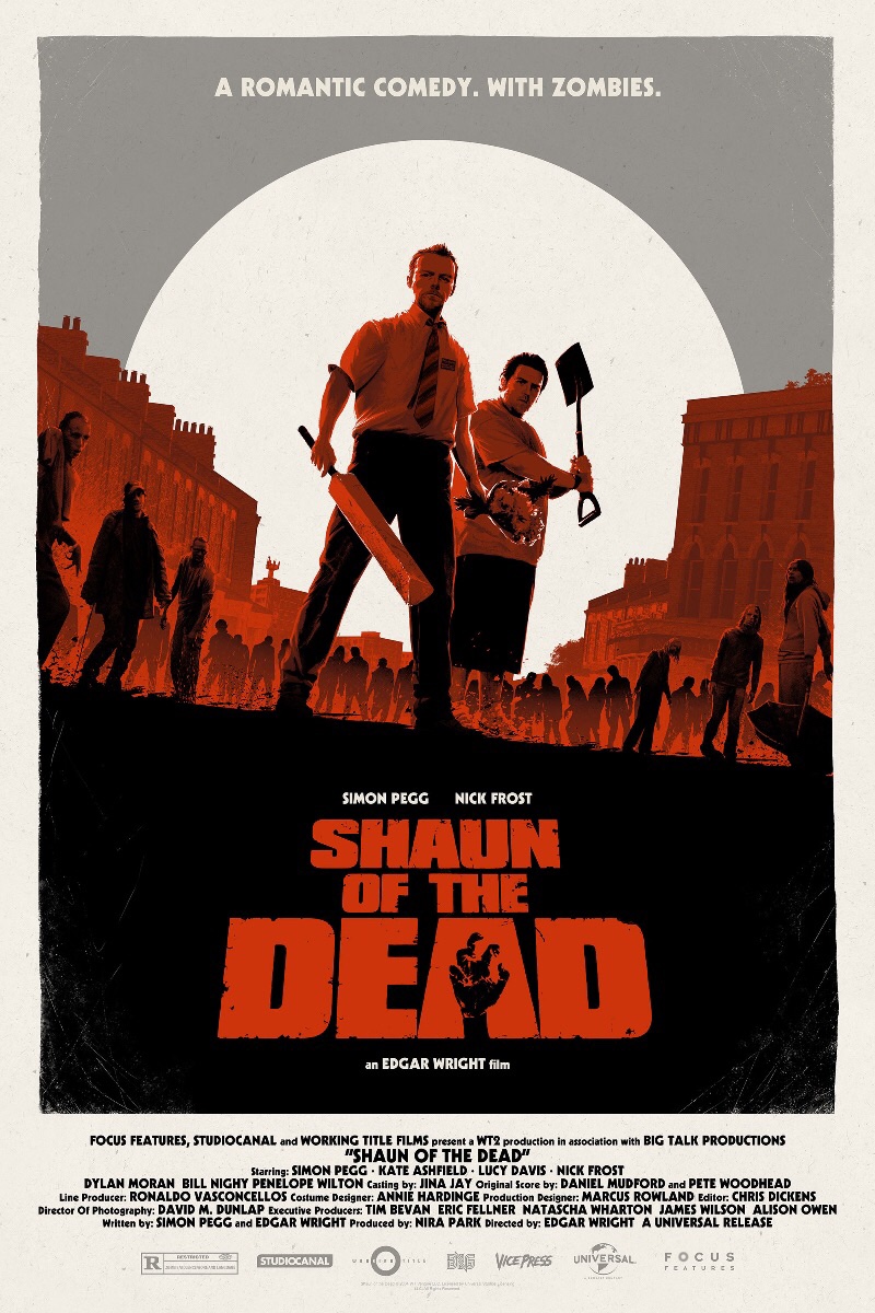 Vice Press Poster - Shaun of the Dead by Matt Ferguson