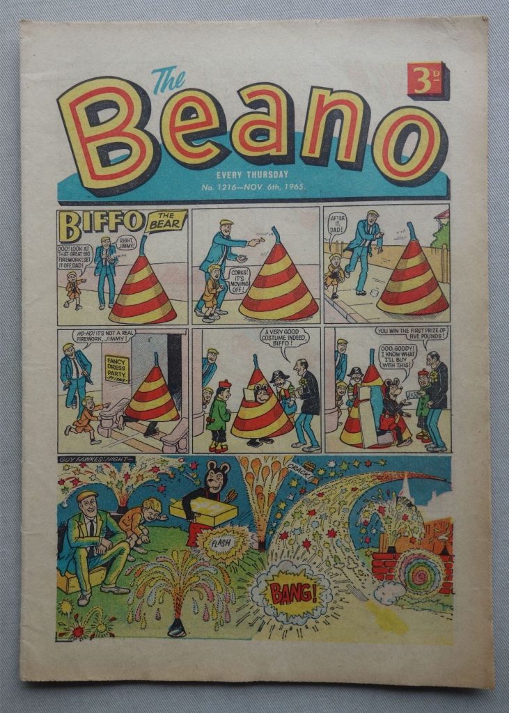 The Beano 1216 - cover dated 6th November 1965