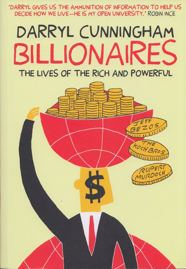 Billionaires by Darryl Cunningham Myriad Editions Cover