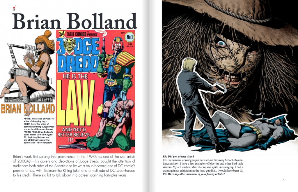 illustrators Special Edition #6: Brian Bolland Sample Spread 1