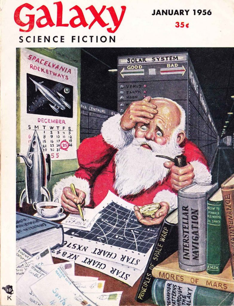 Galaxy Magazine, cover dated January 1956