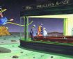 Moebius' unique take on Edward Hopper's iconic painting "Nighthawks".