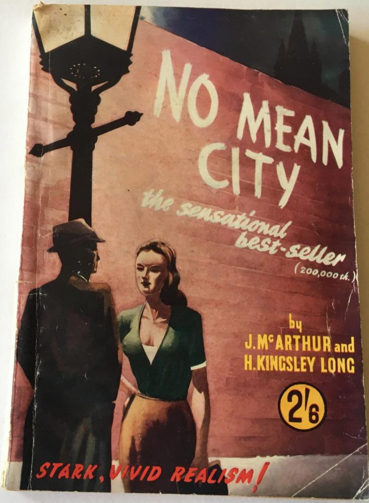 No Mean City - Paperback Cover - with thanks to David Roach