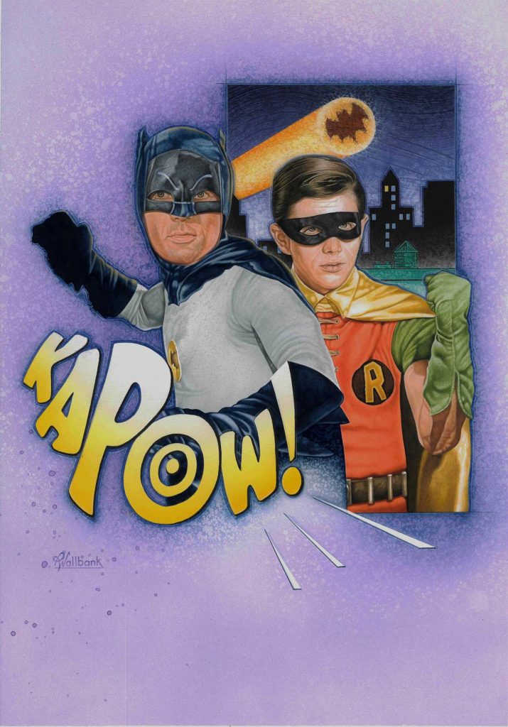 Pete Wallbank's full 1960s Batman TV series cover art for Infinity Issue 24