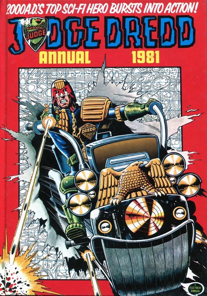 Judge Dredd Annual 1981 Cover by Brian Bolland