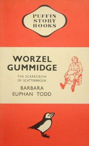 Puffin's 1941 edition of Worzel Gummidge by Barbara Euphan Todd, illustrated by Elizabeth Alldridge