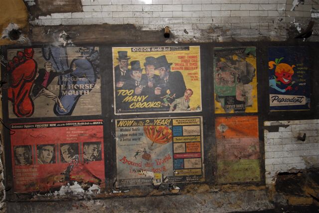 Lost Posters - Notting Hill Gate Station 2010. Photo: London Underground