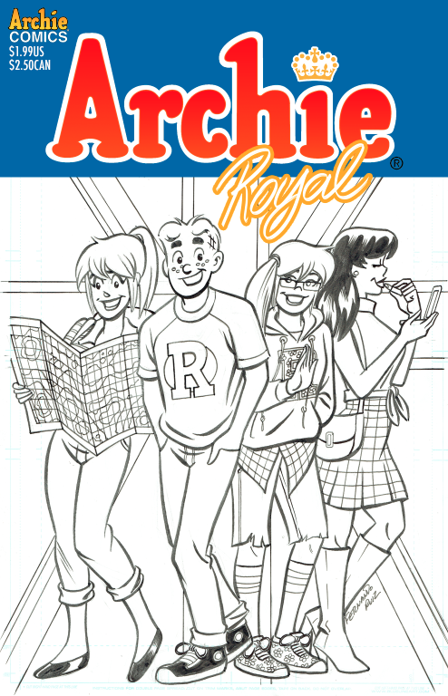 An early stage of the Archie Royal cover by Fernando Ruiz