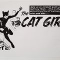 Cat Girl Masthead for Sally comic, art by Giorgio Giorgetti