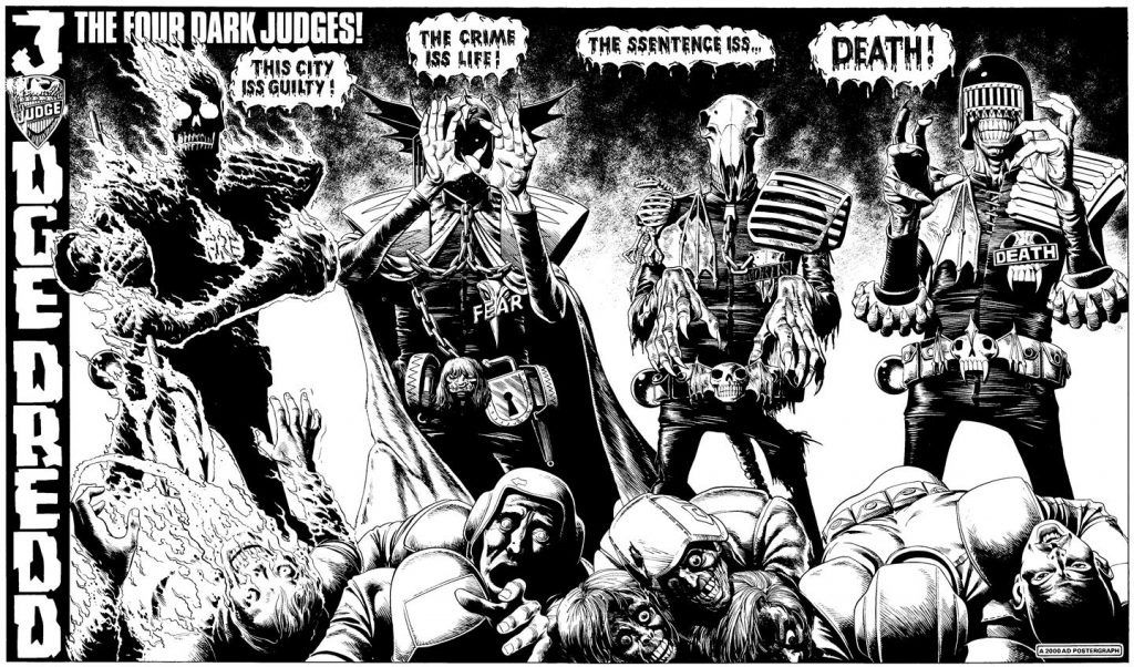 Judge Dredd - Dark Judges by Brian Bolland © Rebellion Publishing Ltd