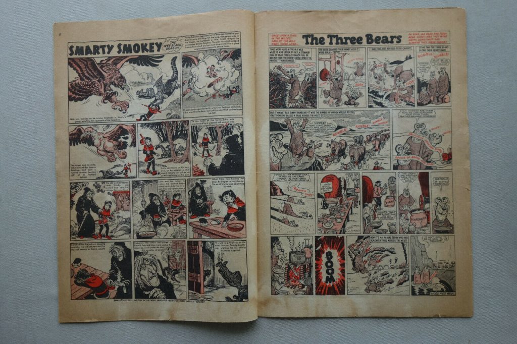 The Beano 881, cover dated 6th June 1959, features the first appearance of "The Three Bears"