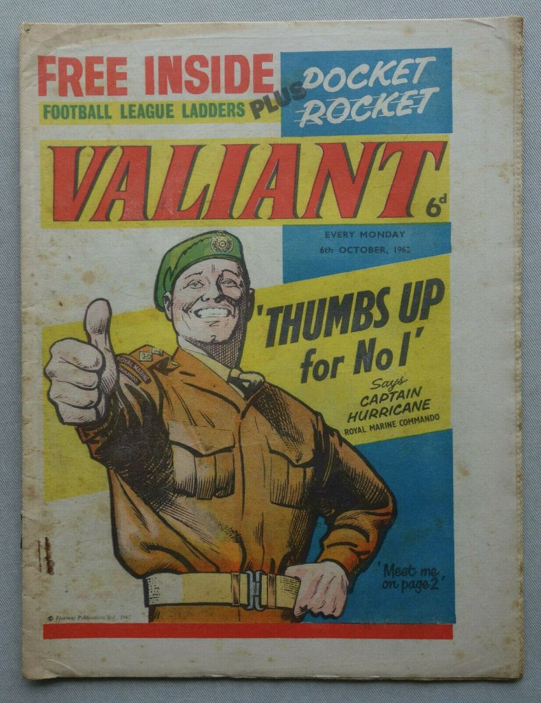 Valiant Number One, cover dated 6th October 1962