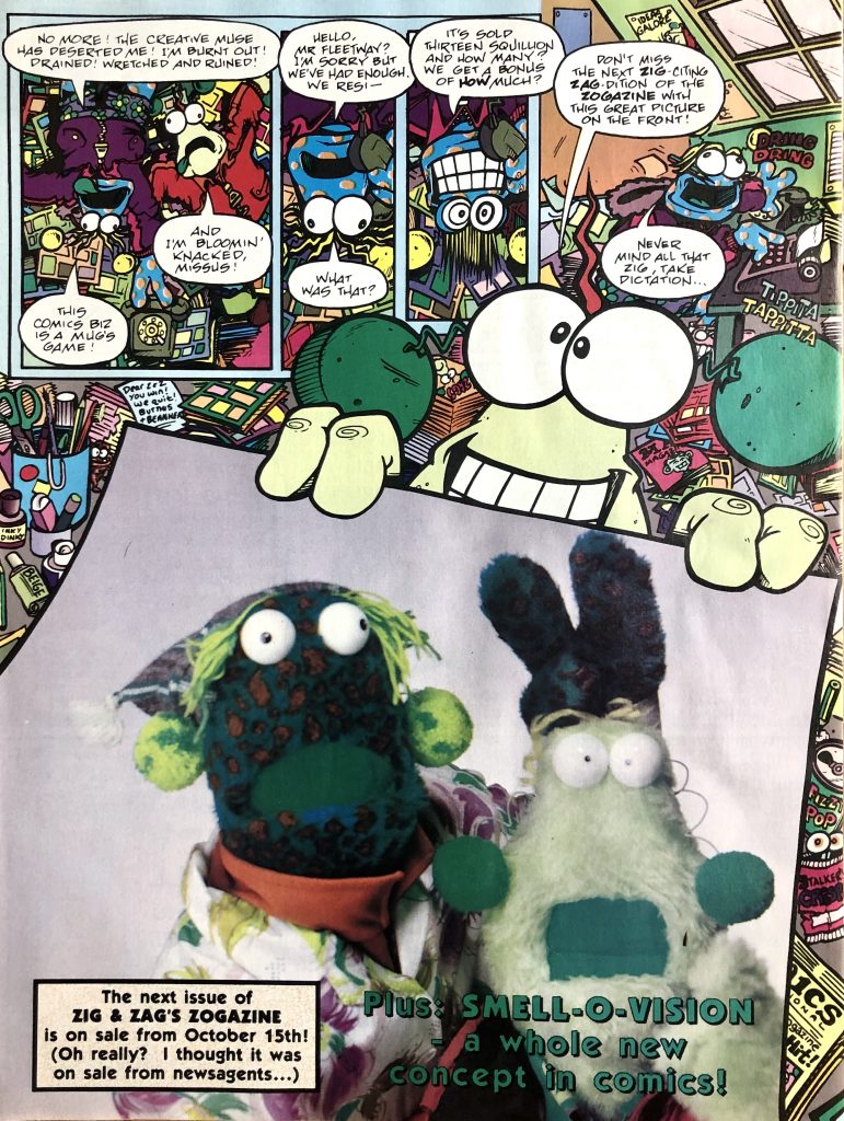 Zig and Zag's Zogazine - Issue #1 - Back Cover