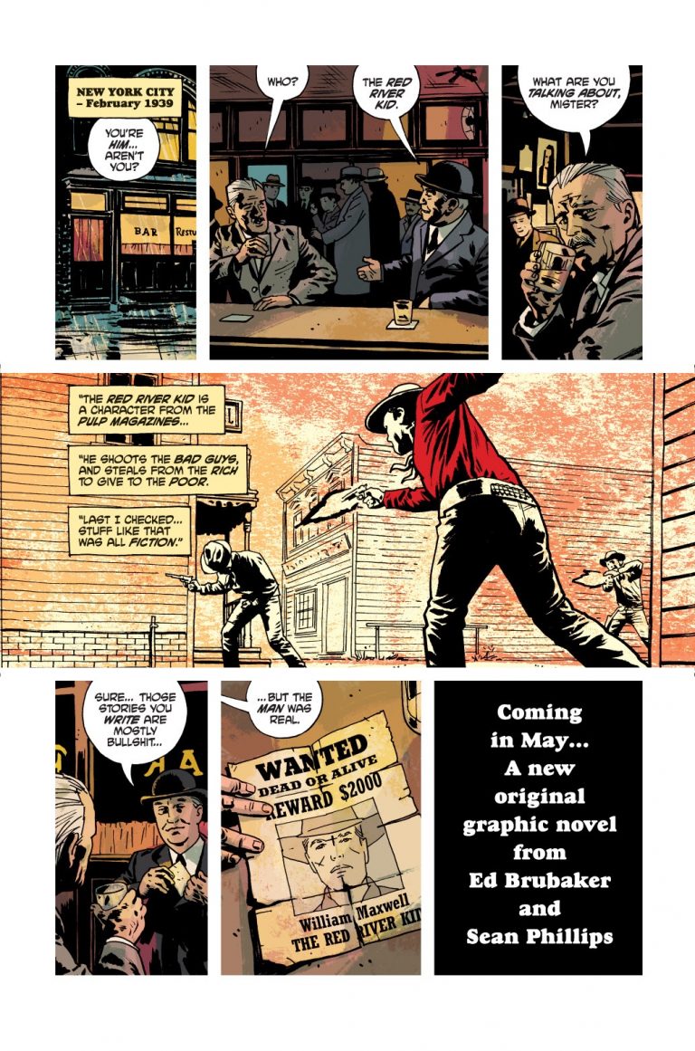 PULP by Ed Brubaker and Sean Phillips - Special Trailer Page 1