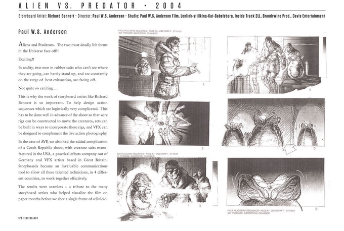 The Unseen Art of Hollywood Storyboards by Trevor Goring - Sample Spread