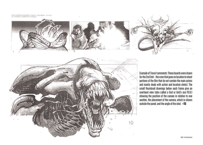 The Unseen Art of Hollywood Storyboards by Trevor Goring - Sample Spread