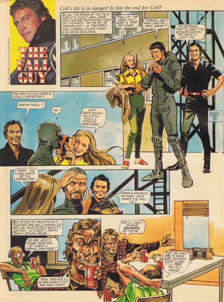 An episode of “The Fall Guy” from Look-In published in 1982 (Issue 31)