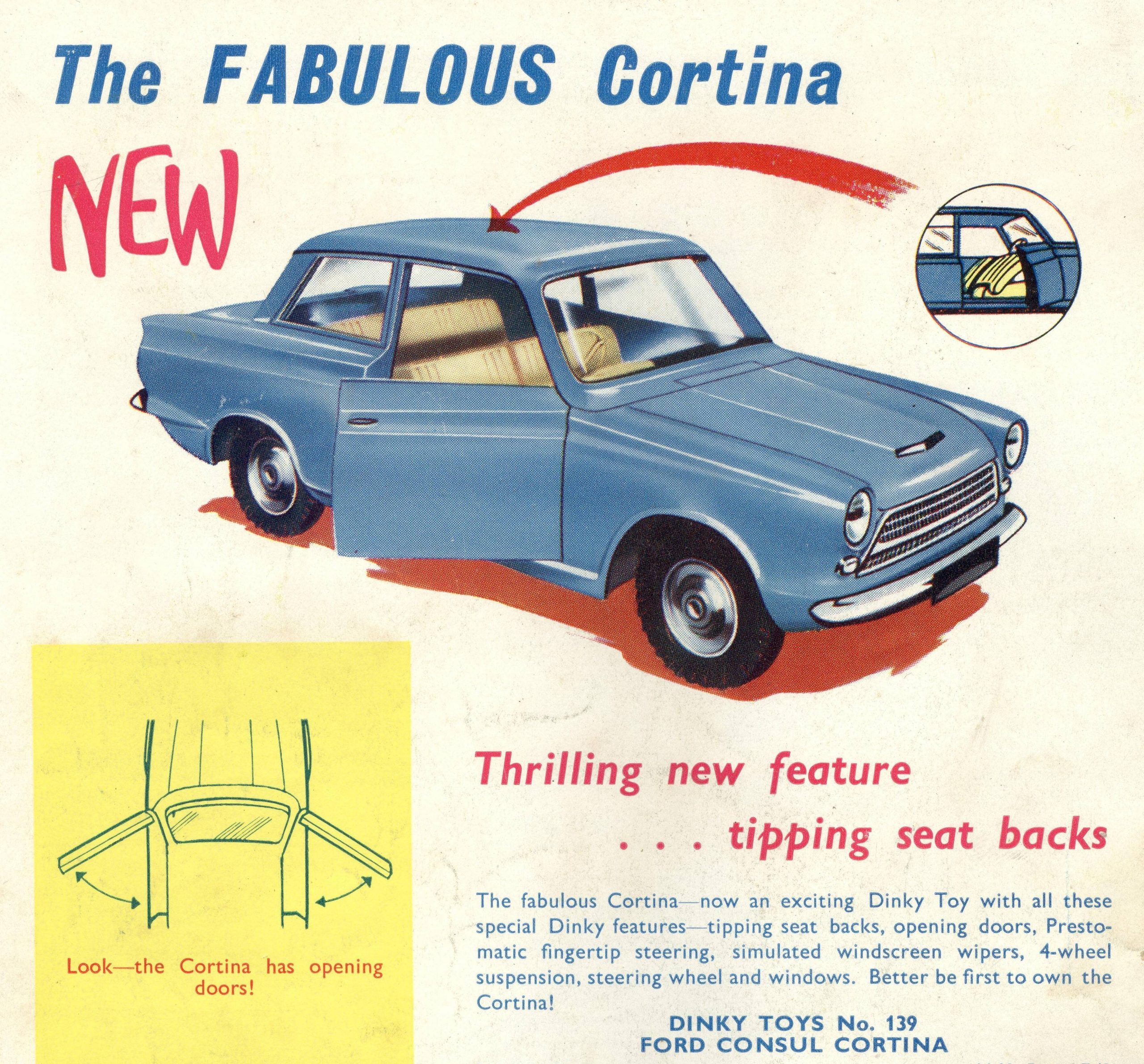 Dinky Toy Cortina Ad