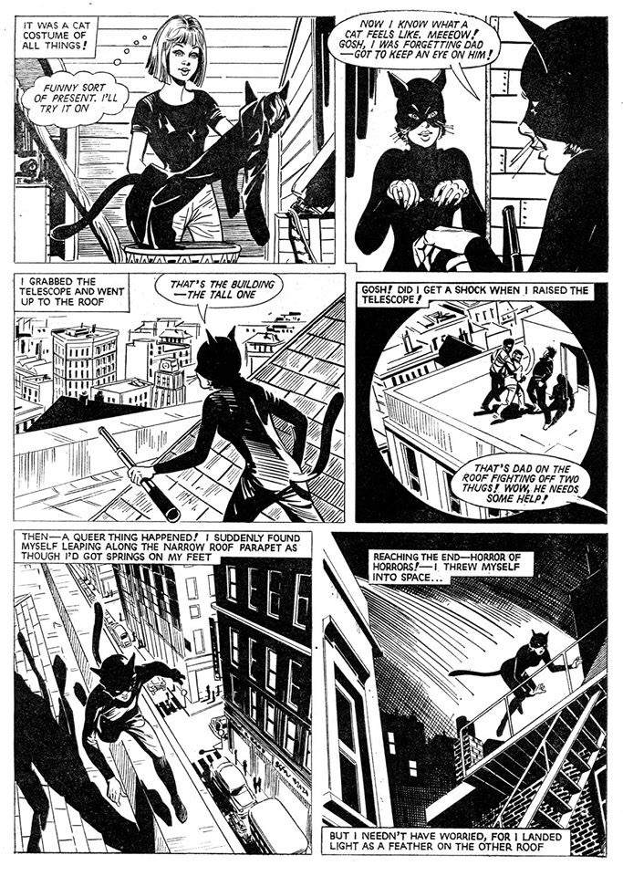 Sally - The Cat Girl Page 2 - Issue One cover dated 14th June 1969