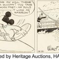 Floyd Gottfredson and Ted Thwaites Mickey Mouse Daily Comic Strip Original Art dated 31st December 1935 (Disney Enterprises & King Features Syndicate, 1935)