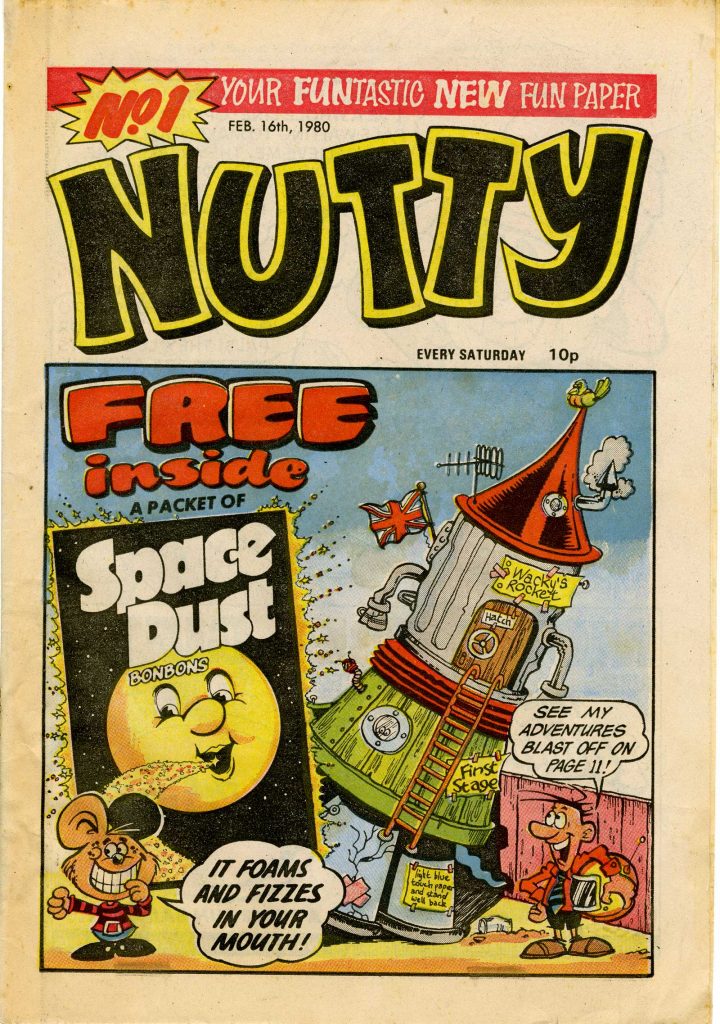 Nutty Issue One, cover dated 16th February 1980