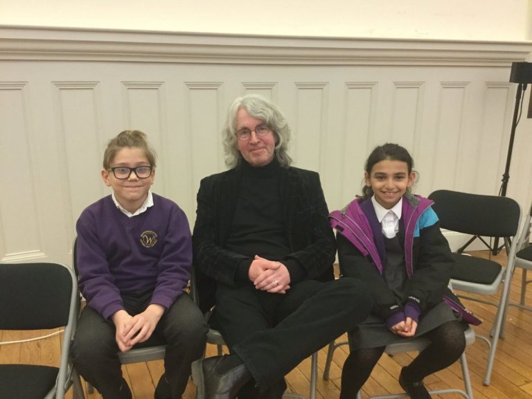 Tim Quinn with two Whtefield Primary wonders in Liverpool, about to create with “Liverpool Heartbeat Magazine”. Coming slightly late but soon in early March 2020
