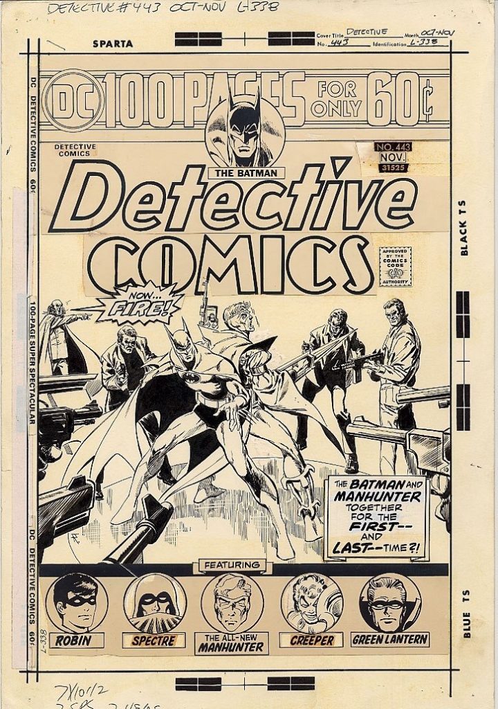 Detective Comics #443 - Cover Art by Jim Aparo