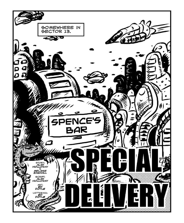 Sentinel Issue One:  Special Delivery - Sample Page