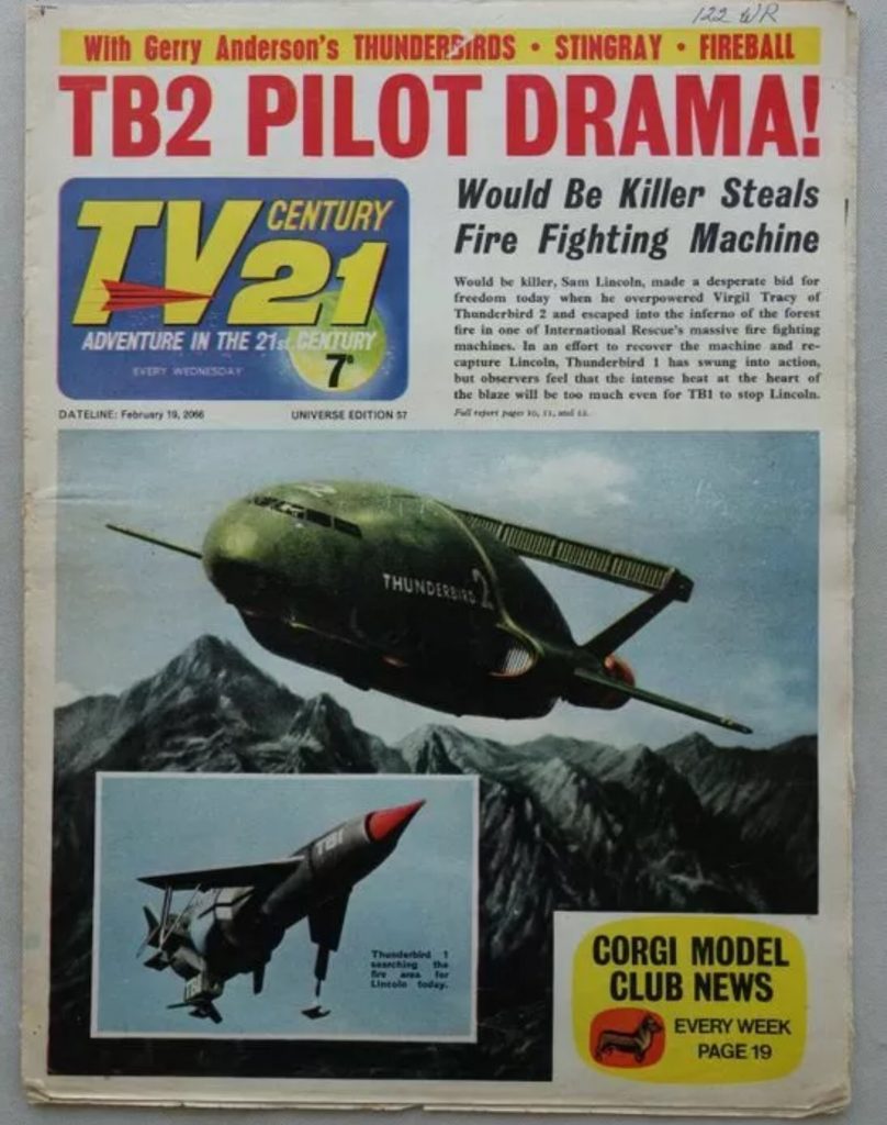 TV Century 21 Issue 57, cover dated 19th February 1966