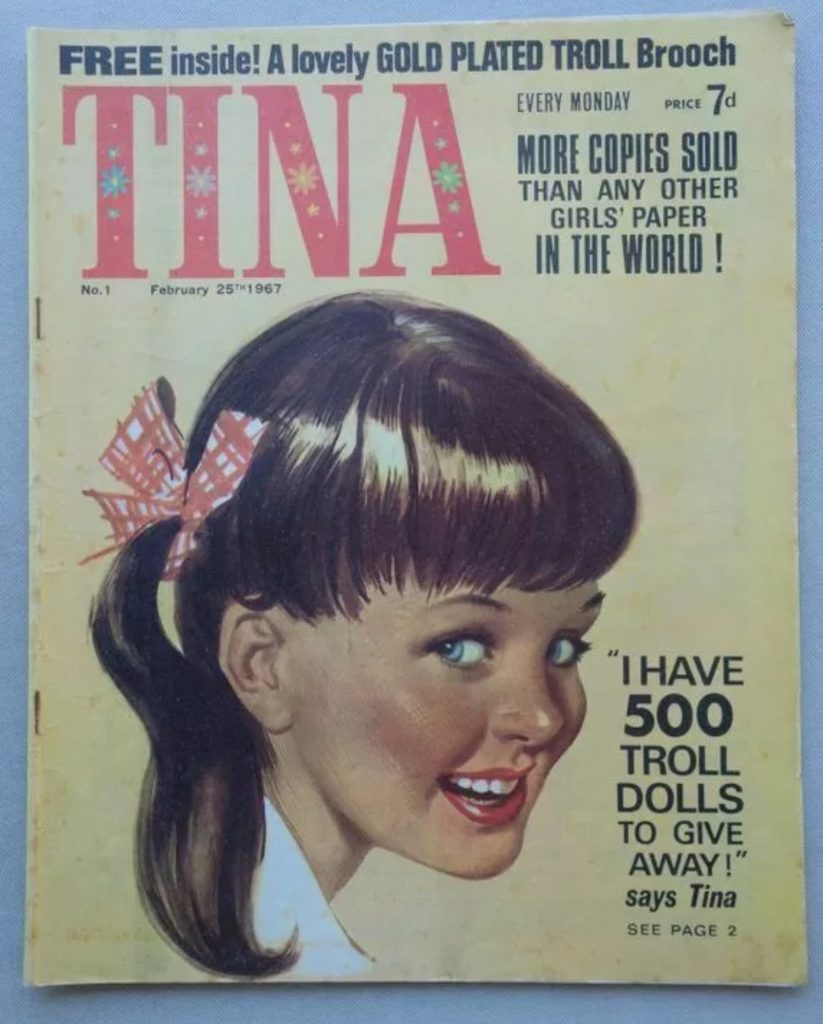 Tina Issue 1, cover dated 25th February 1967