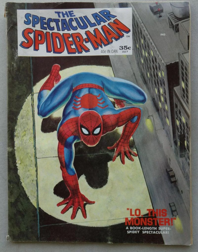 The Spectacular Spider-Man comic #1 - July 1968 - published by Marvel US