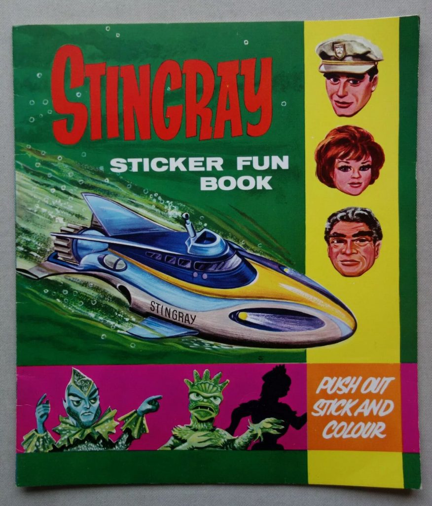 Stingray Sticker Fun Book, published by World Distributors in 1965