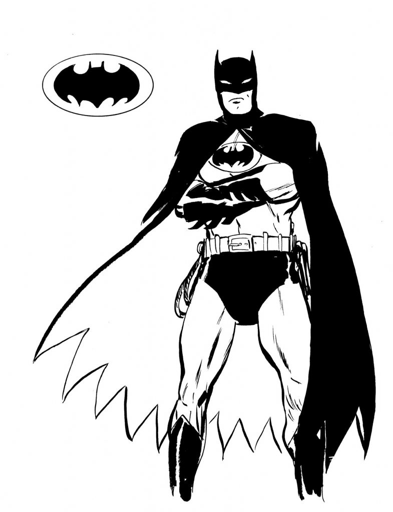 Grab this Batman by Dan McDaid to colour