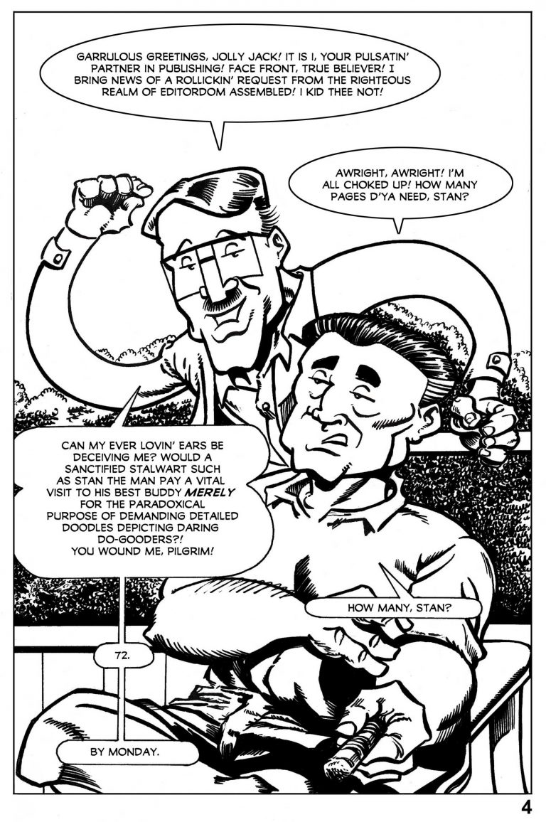 Pete Doree's Stan & Jack #1 - Sample Art 2