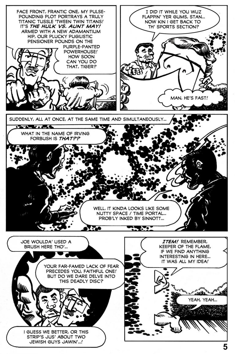Pete Doree's Stan & Jack #1 - Sample Art 3