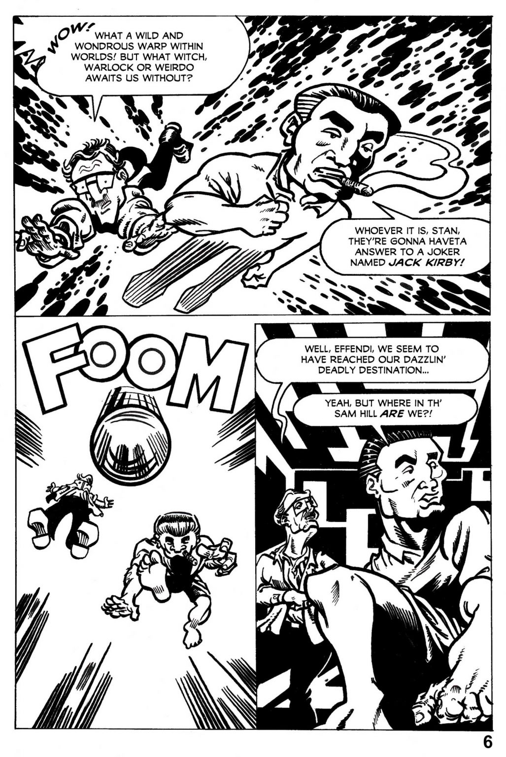 Pete Doree's Stan & Jack #1 - Sample Art 4
