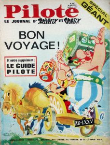 Pilote 347 featuring Asterix, cover by Albert Uderzo