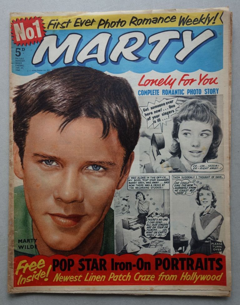 Marty comic magazine #1 - cover dated 23rd January 1960 