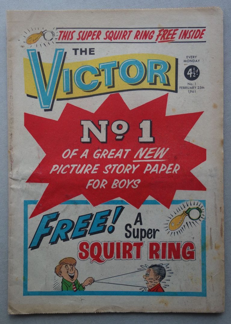 Victor comic #1 - cover dated 25th February 1961