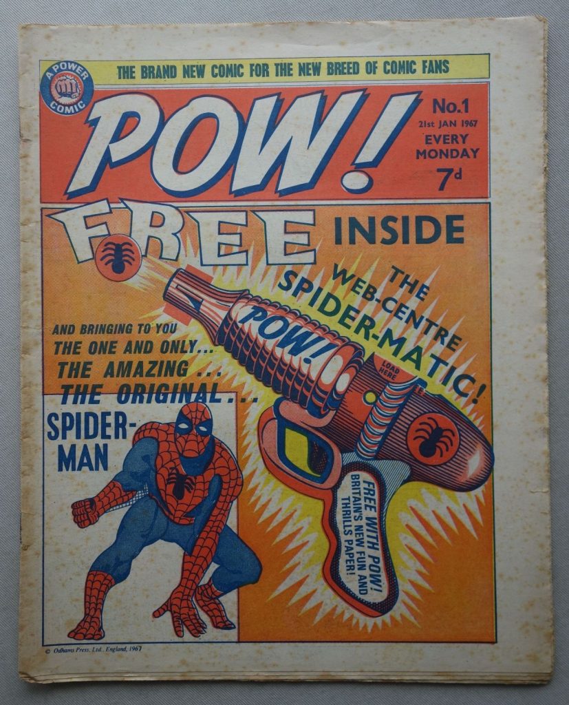 Pow #1 cover dated 21st January 1967