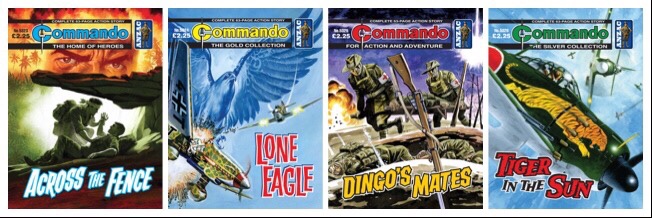 Commando special ANZAC Day Issues 5323 - 5326 (2020)