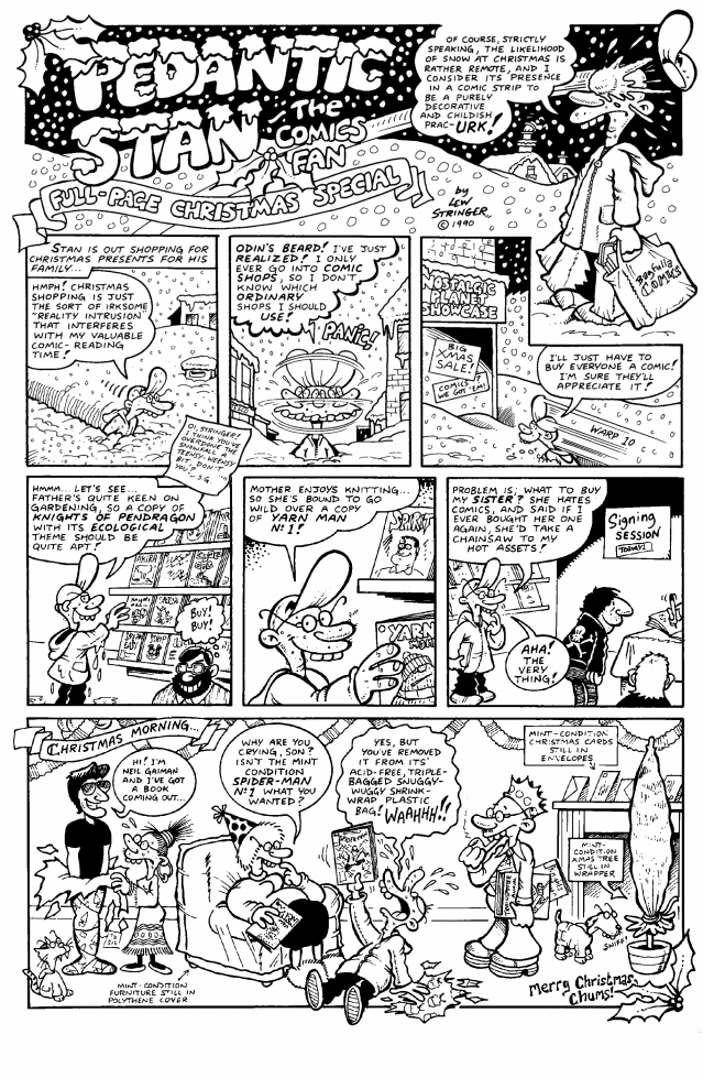 Barmy Comix No. 1 by Lew Stringer - Pedantic Stan