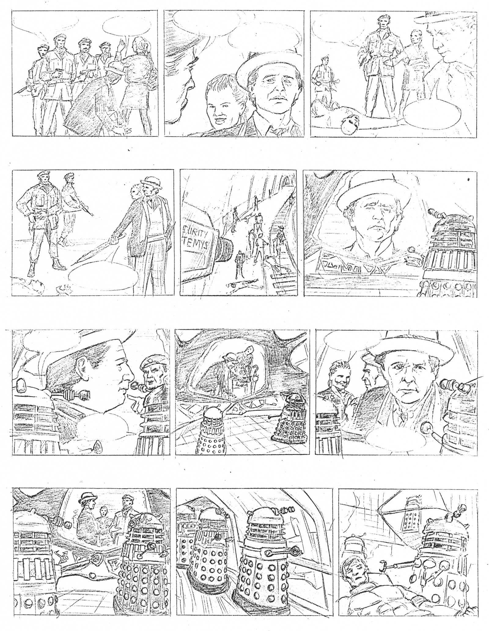 Doctor Who - Terror from the Deep - Roughs