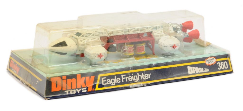 Dinky 360 "Space 1999" - Eagle Freighter - white, red including side and rear thrusters