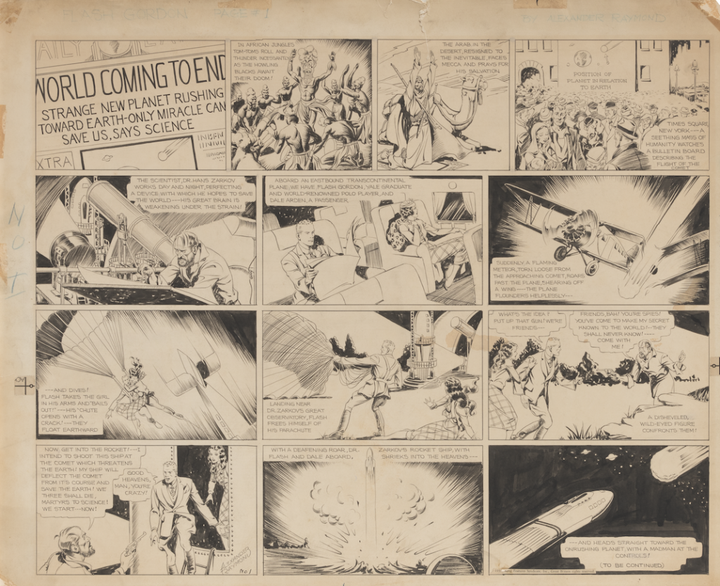 Flash Gordon Episode 1 by Alex Raymond - 7th January 1934
