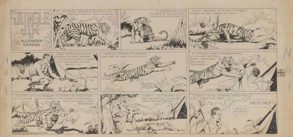 Jungle Jim Episode 1 by Alex Raymond - 7th January 1934