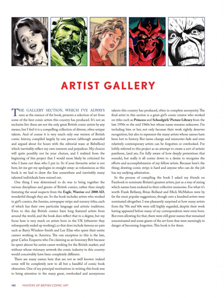 Masters of British Comic Art - 21st Century Masters - Gallery
